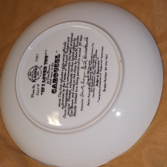 Knowles collection If I Loved You plate from 1987 - Picture 2 of 2